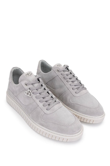  Tamer Tanca Erkek Hakiki Deri Gri Sneakers & Spor Ayakkabı