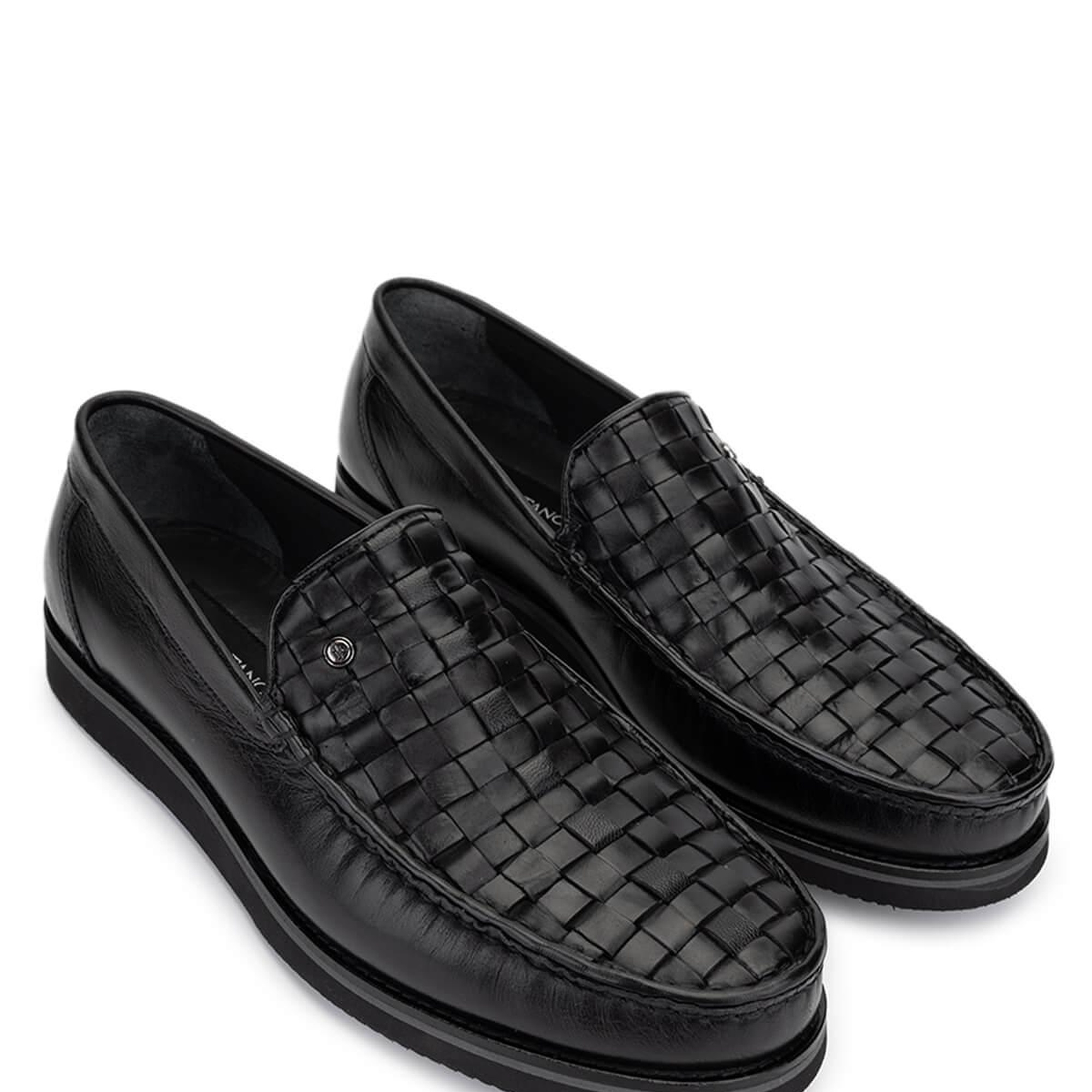 Tamer Tanca Erkek Hakiki Deri Siyah Loafer Ayakkabı