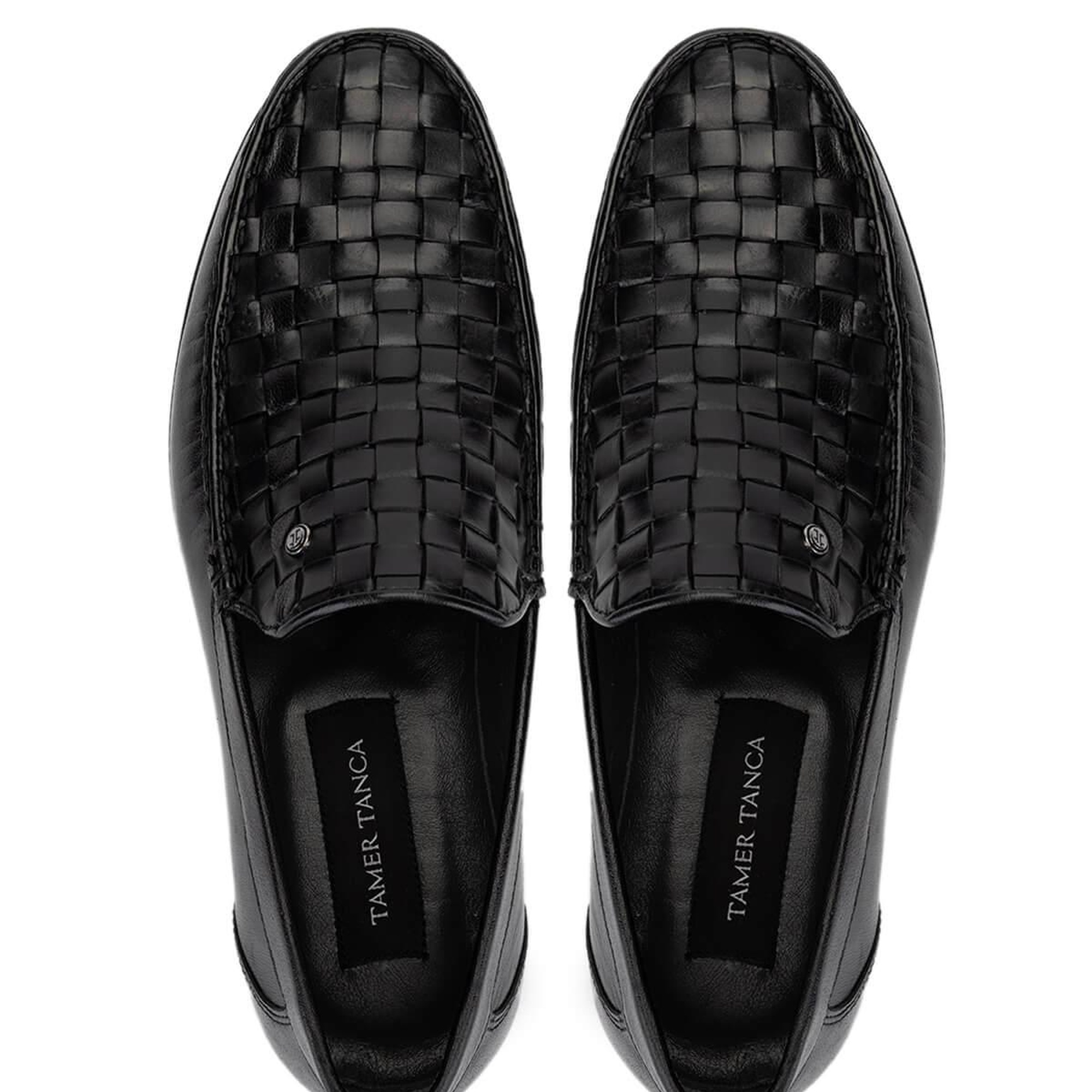 Tamer Tanca Erkek Hakiki Deri Siyah Loafer Ayakkabı
