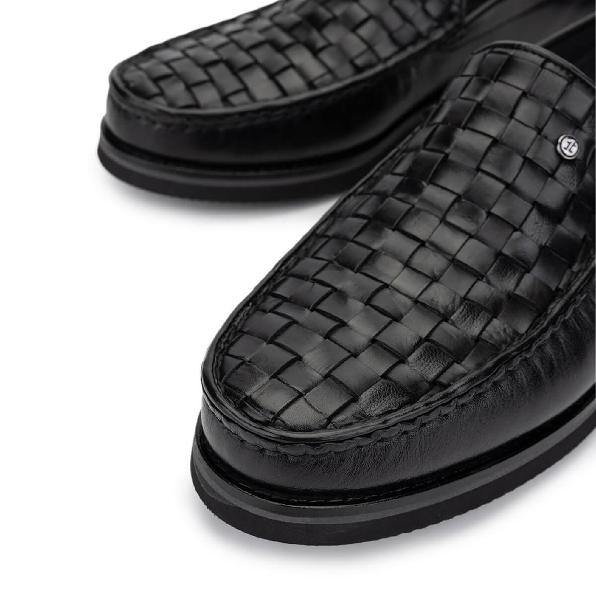 Tamer Tanca Erkek Hakiki Deri Siyah Loafer Ayakkabı