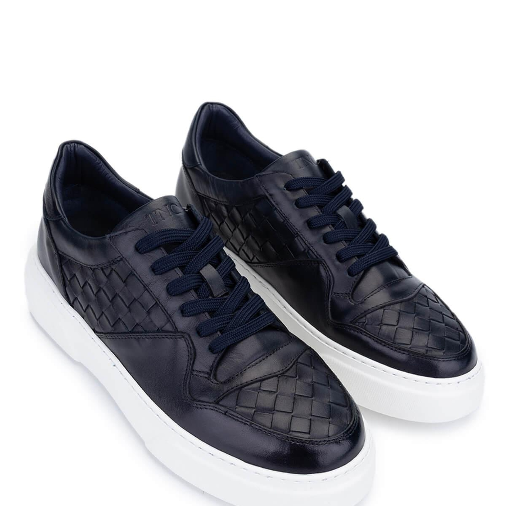 Tamer Tanca Erkek Hakiki Deri Lacivert Sneakers & Spor Ayakkabı