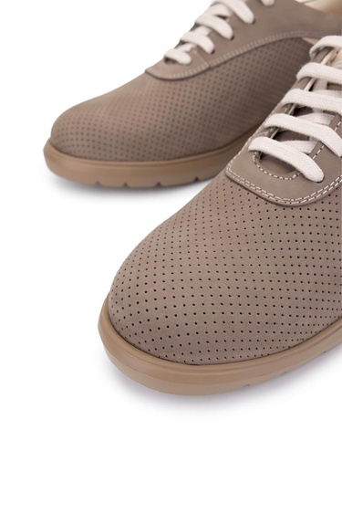  Tamer Tanca Erkek Hakiki Deri Bej Sneakers & Spor Ayakkabı