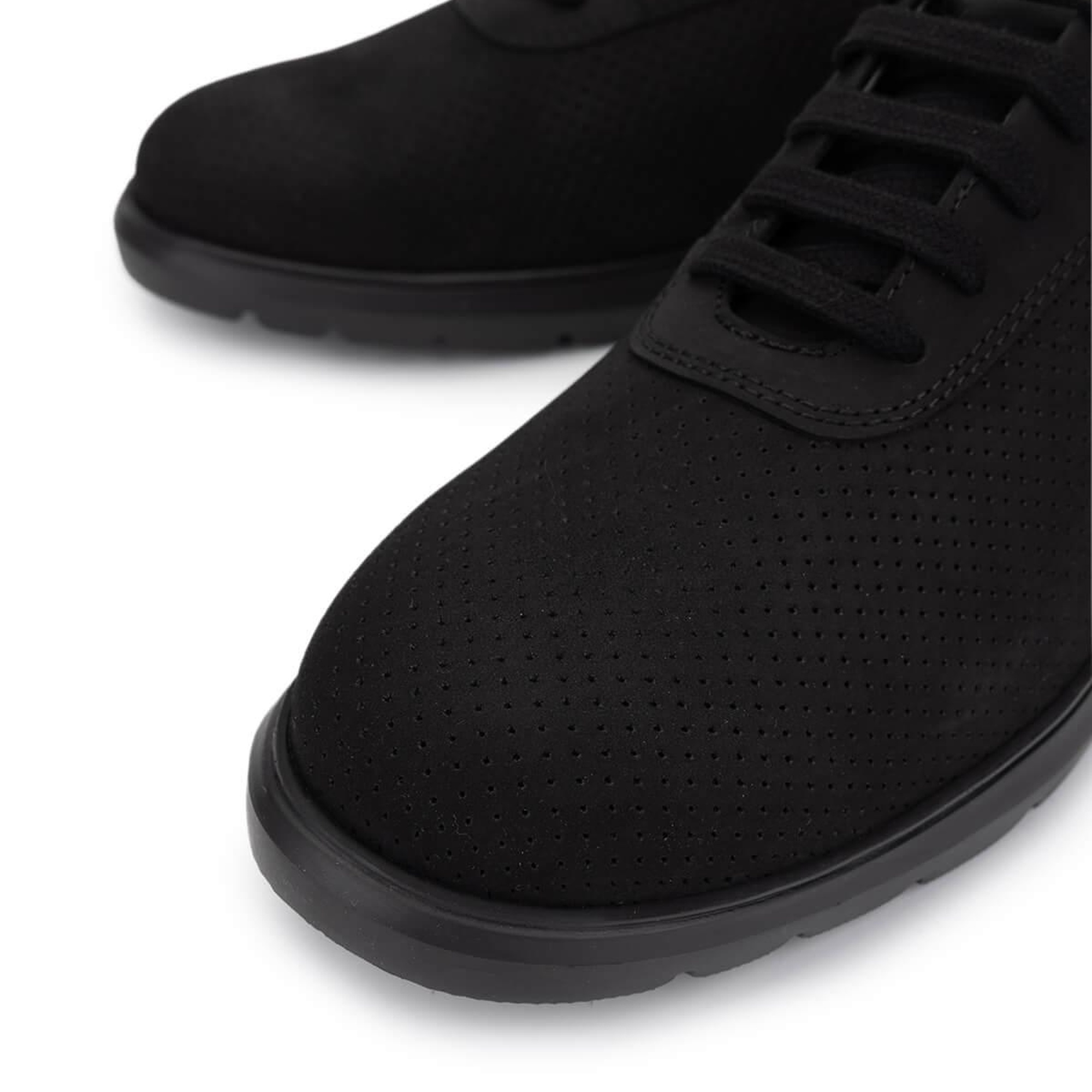 Tamer Tanca Erkek Hakiki Deri Siyah Sneakers & Spor Ayakkabı