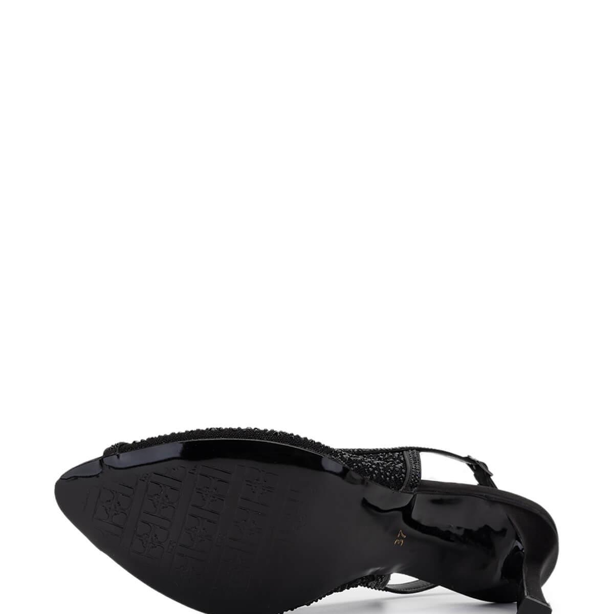 Tamer Tanca Kadın Vegan Siyah Topuklu Ayakkabı