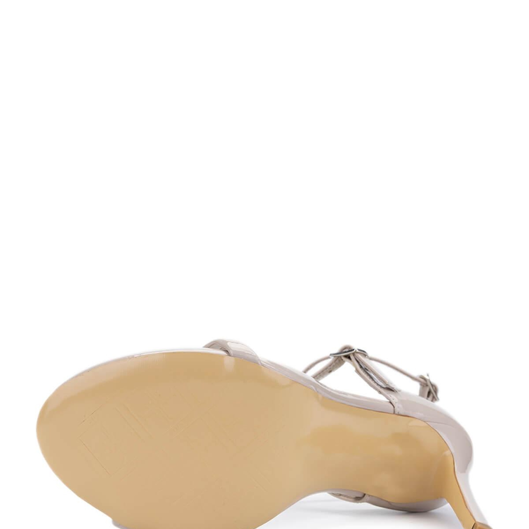 Tamer Tanca Kadın Vegan Bej Topuklu Ayakkabı