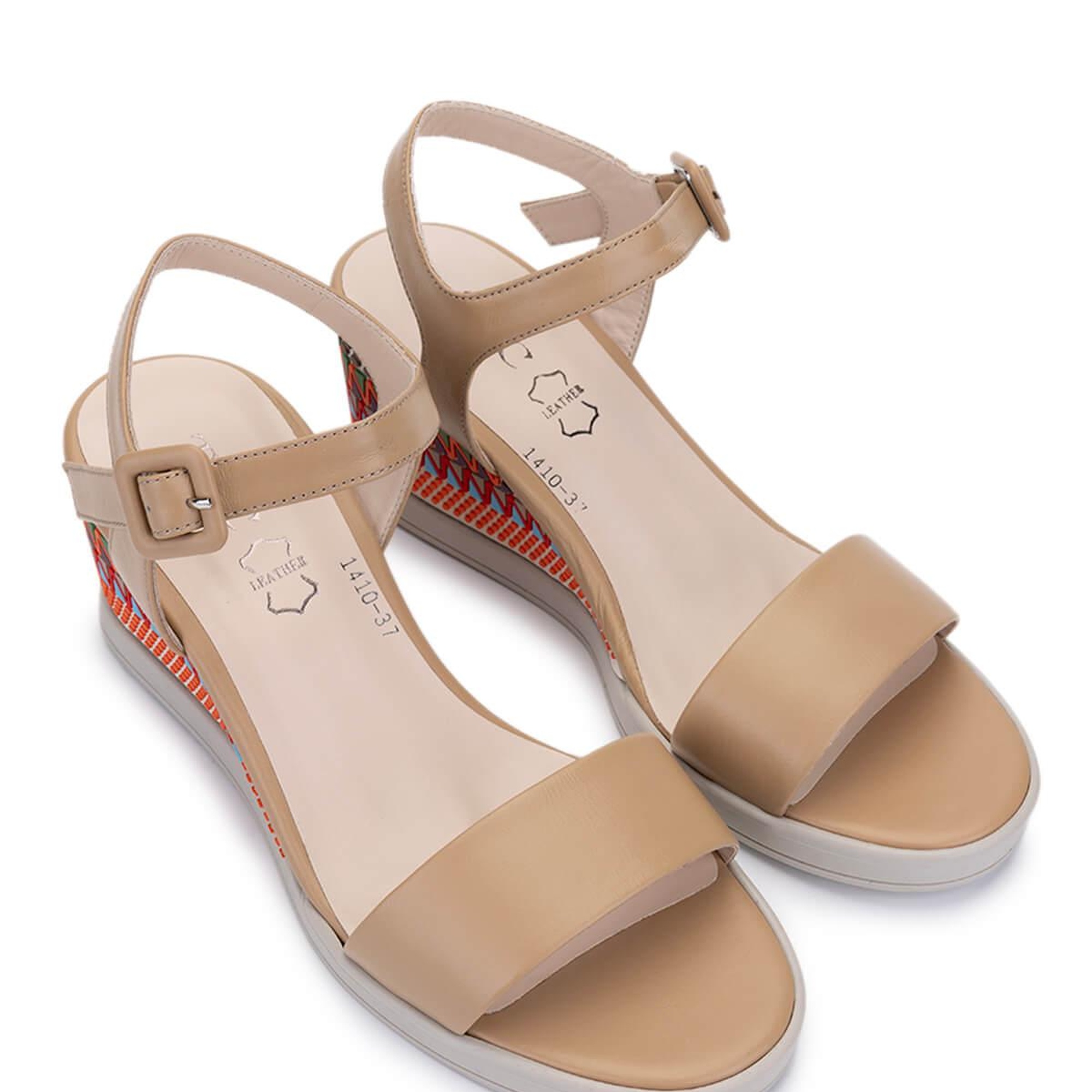 Tamer Tanca Kadın Hakiki Deri Camel Topuklu Ayakkabı