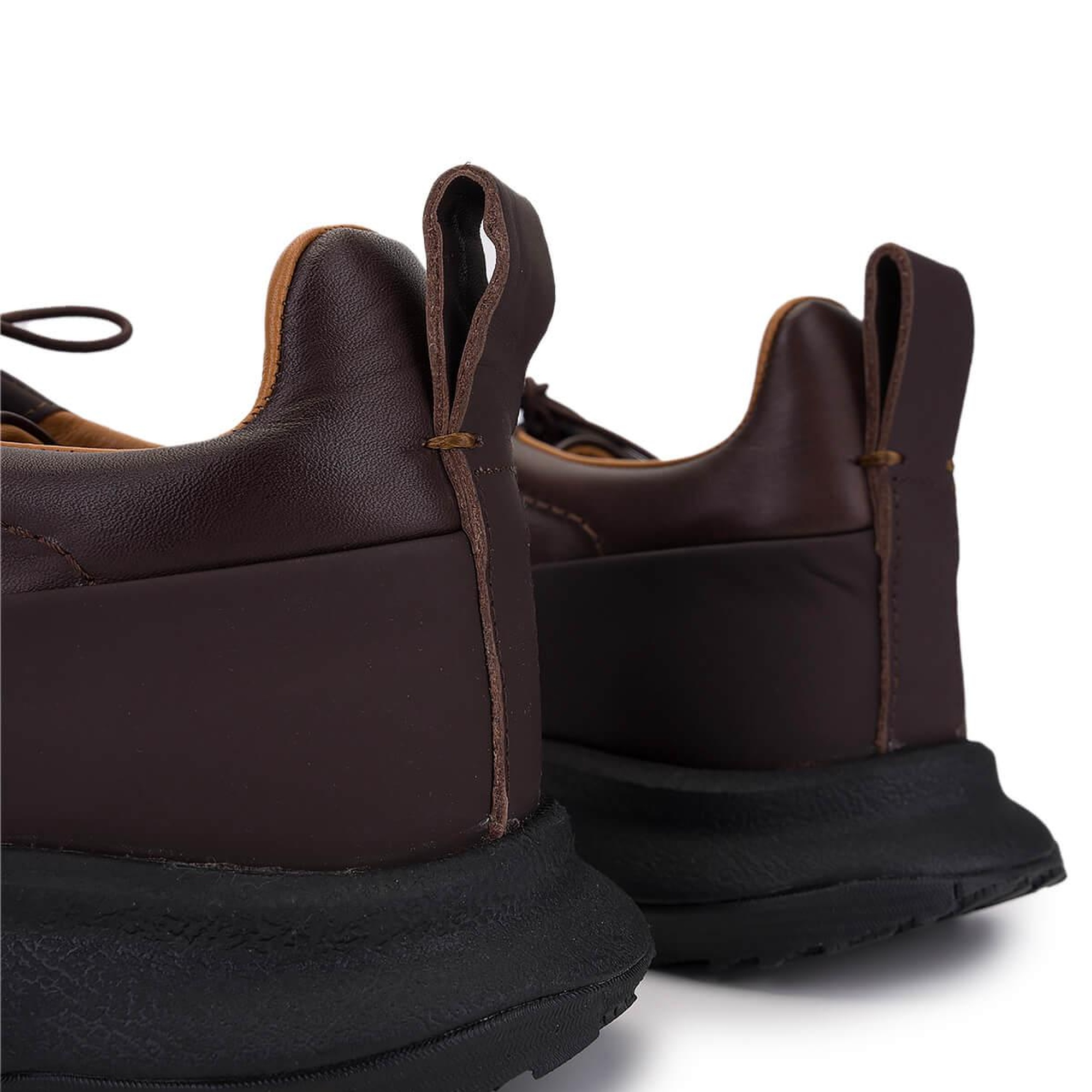 Tamer Tanca Erkek Hakiki Deri Kahverengi Sneakers & Spor Ayakkabı