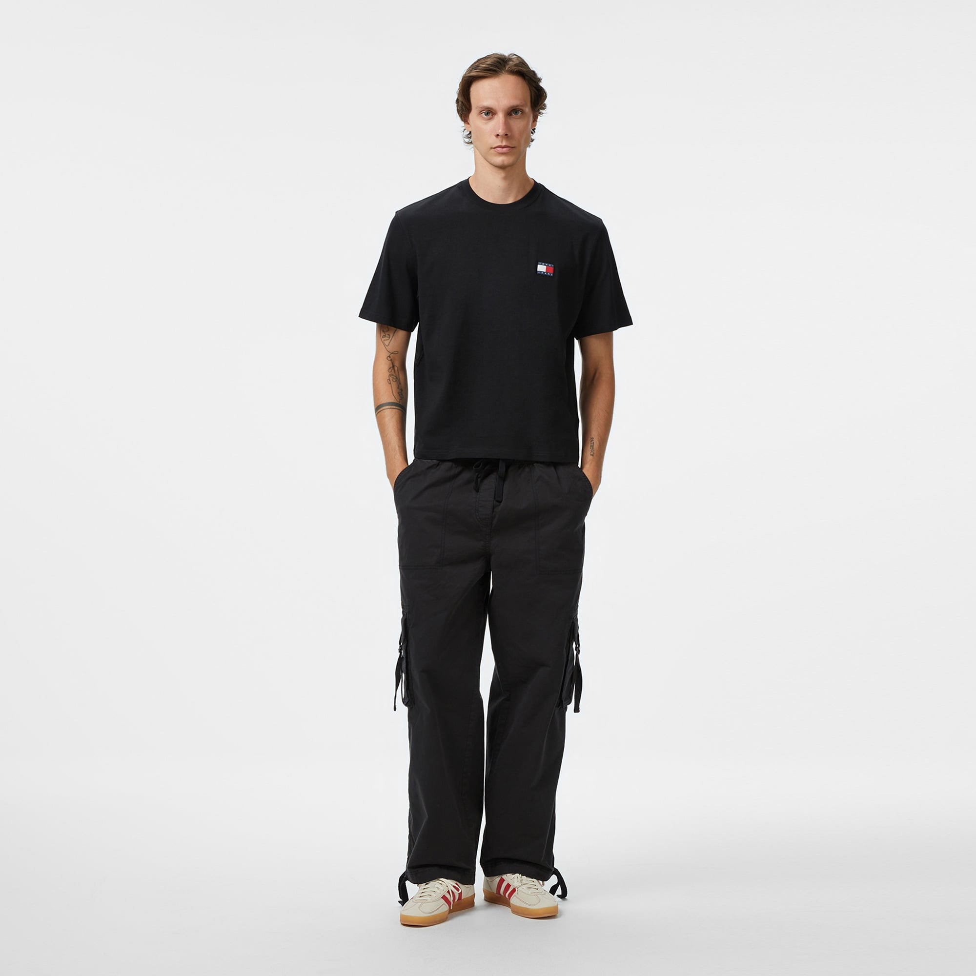 Tommy Jeans 90S Pop Classic Erkek Siyah T-Shirt