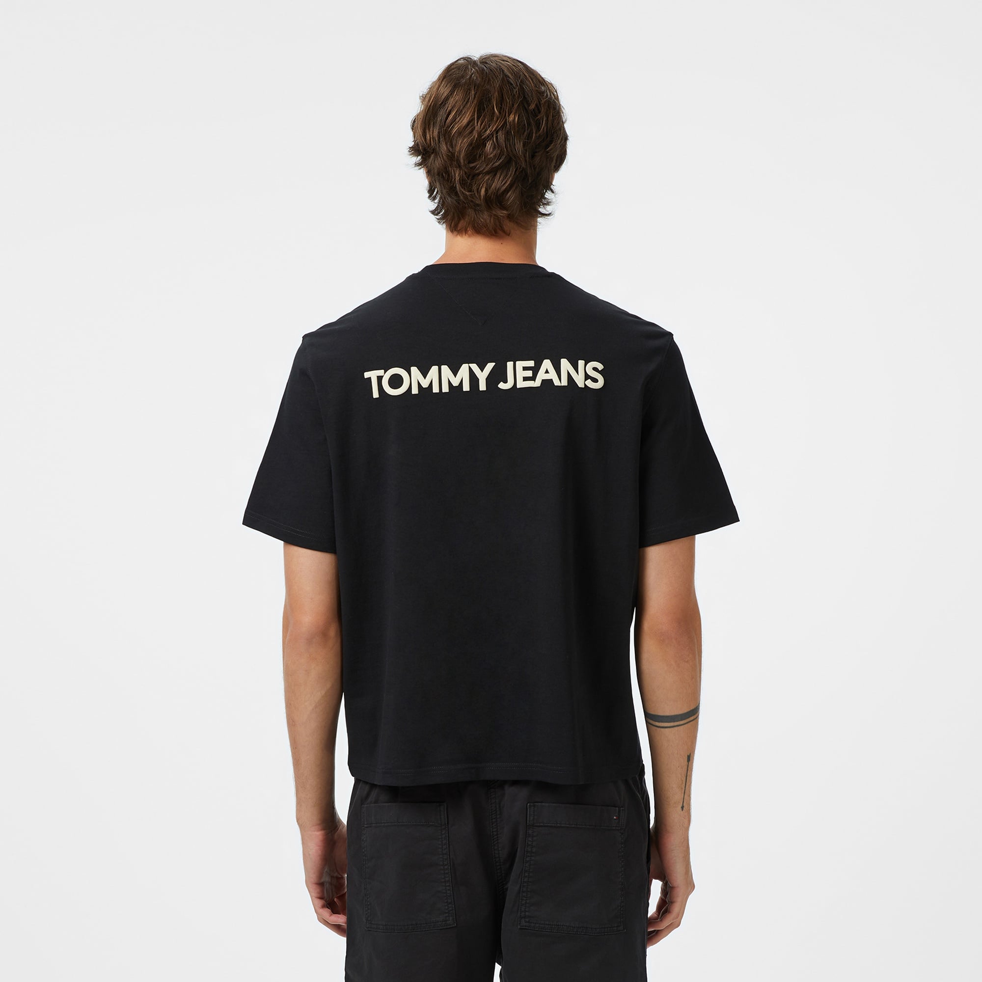 Tommy Jeans 90S Pop Classic Erkek Siyah T-Shirt