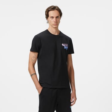  Tommy Jeans Stac Logo Erkek Siyah T-Shirt