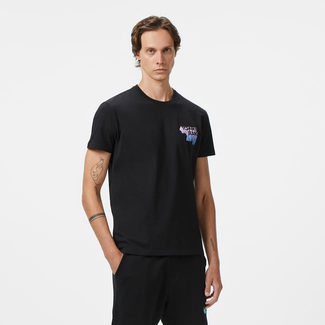  Tommy Jeans Stac Logo Erkek Siyah T-Shirt