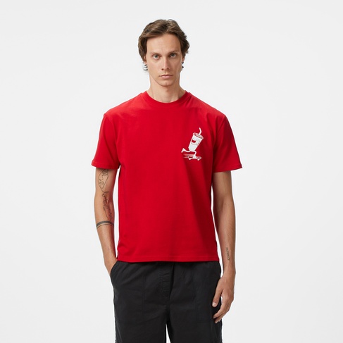  Tommy Hilfiger Back Logo Erkek Kırmızı T-Shirt