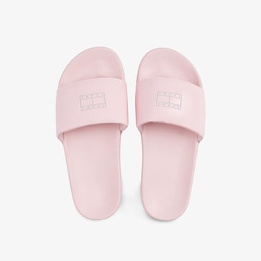  Tommy Jeans Flag Kadın Pembe Terlik