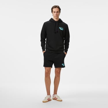  Tommy Jeans Badge Logo Erkek Siyah Sweatshirt