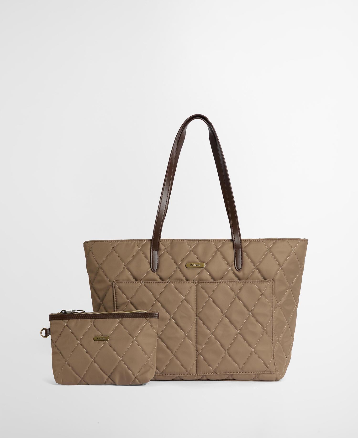  Barbour Quilted Tote Çanta