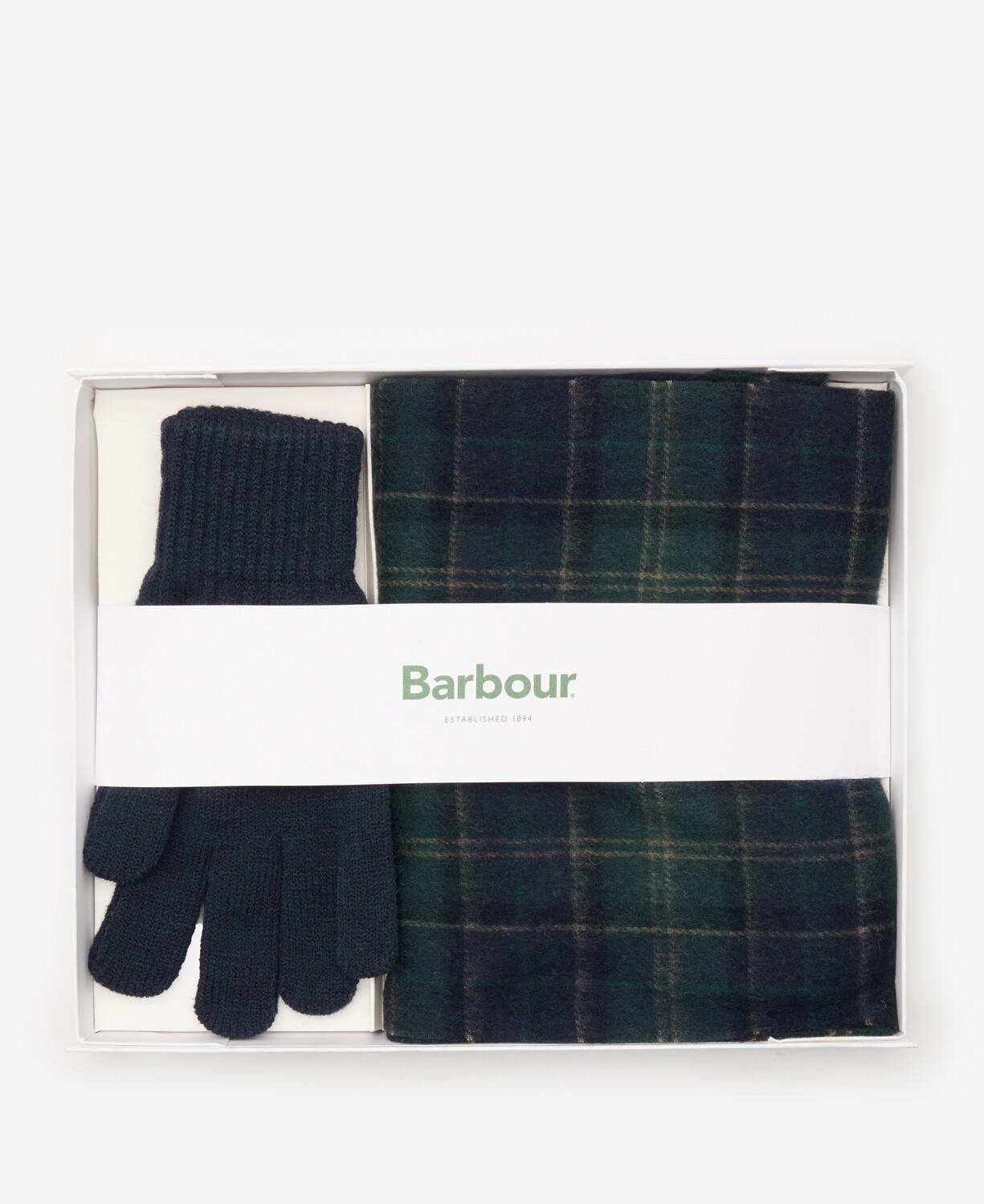 Barbour Tartan Atkı ve Eldiven Hediye Seti
