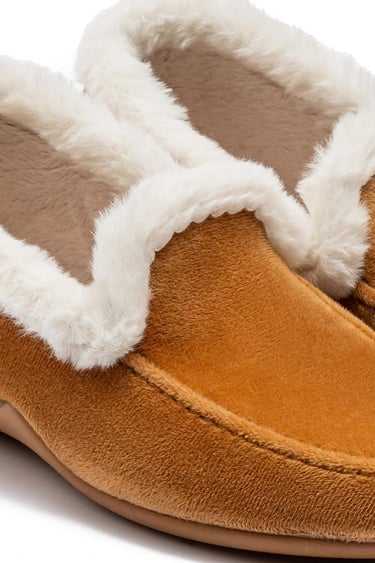  Comfy Kadın Ev Ayakkabısı Kahverengi 37/41