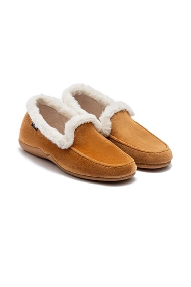  Comfy Kadın Ev Ayakkabısı Kahverengi 37/41