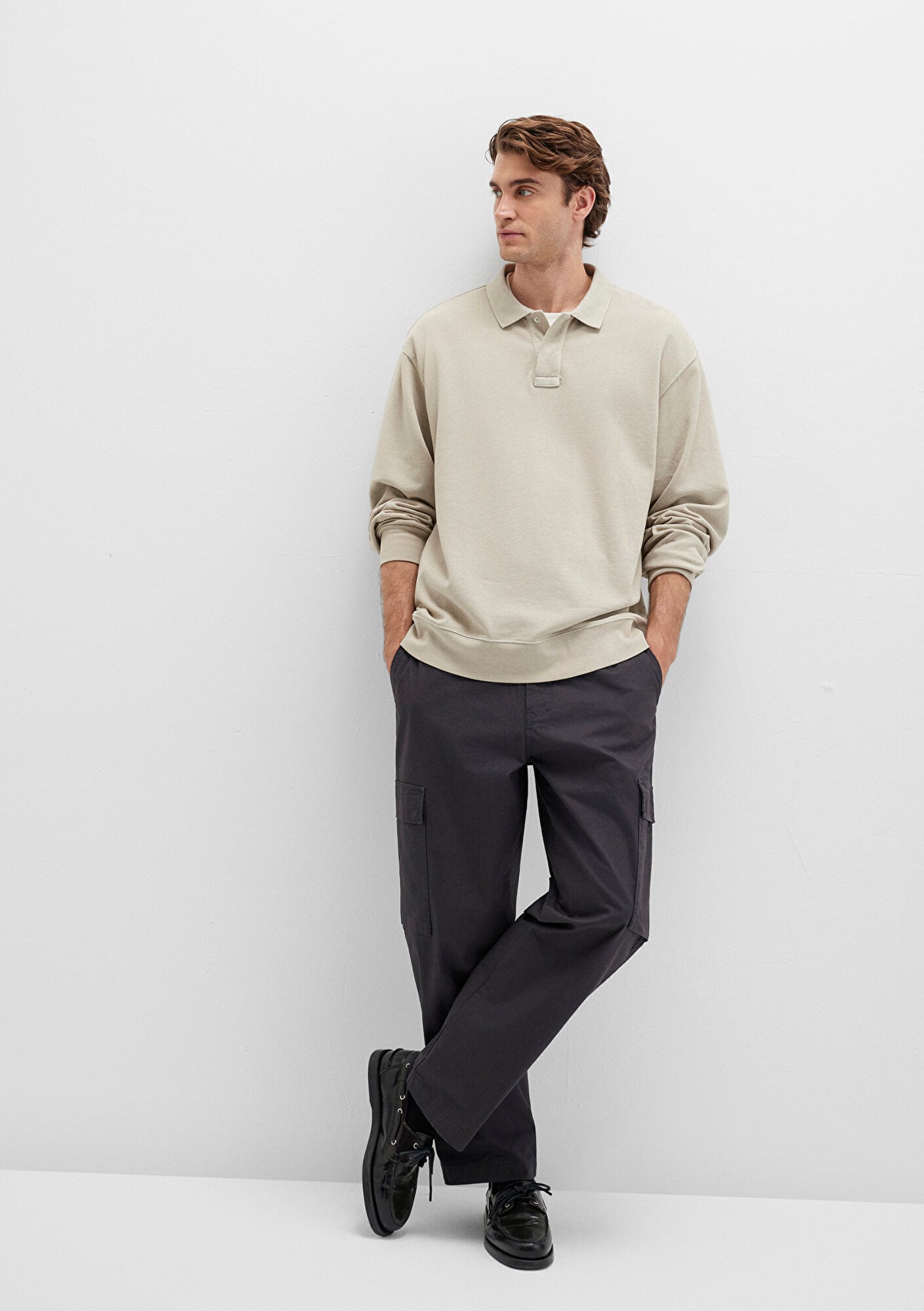  Mavi Antrasit Kargo Pantolon 0010486-70087