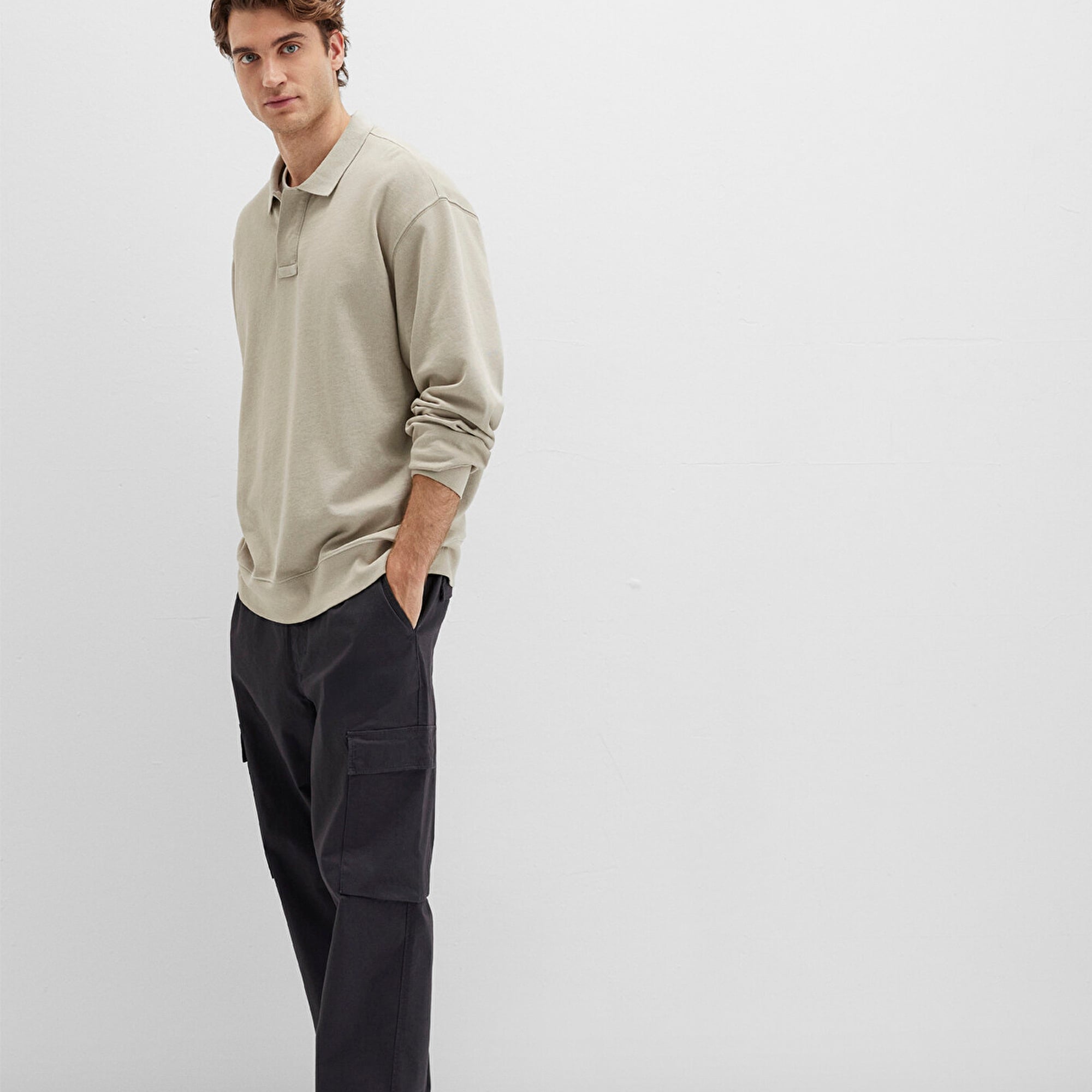 Mavi Antrasit Kargo Pantolon 0010486-70087