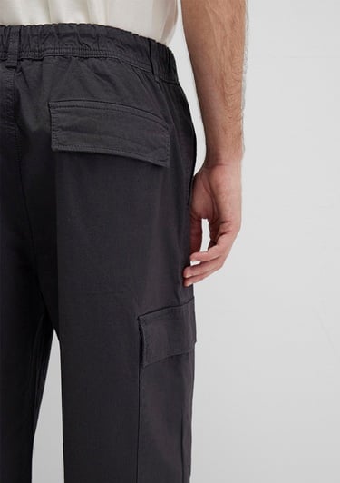  Mavi Antrasit Kargo Pantolon 0010486-70087