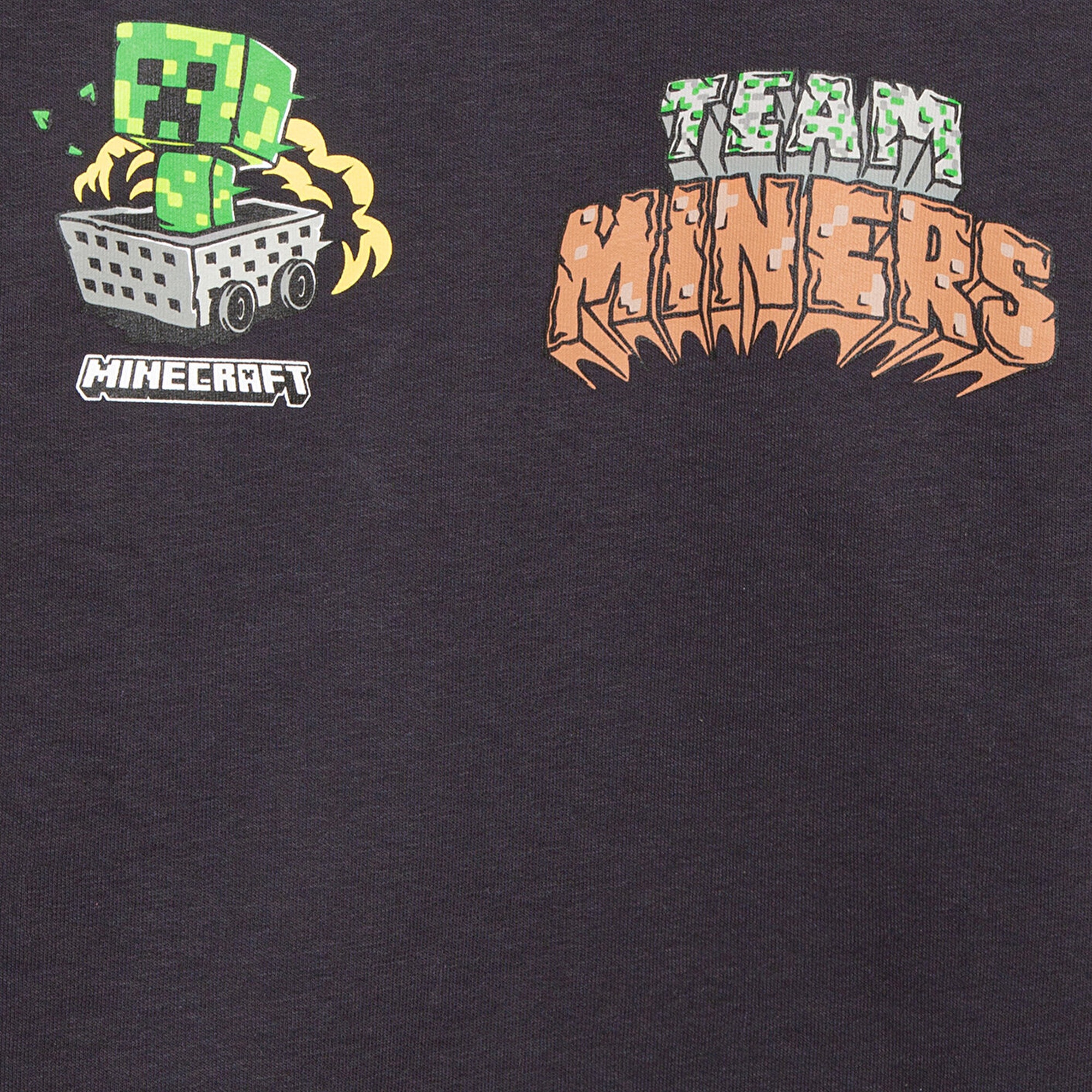 Mavi Minecraft Baskılı Antrasit Sweatshirt 6S10129-70087