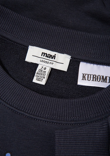  Mavi Kuromi Baskılı Antrasit Sweatshirt 7S10139-70087
