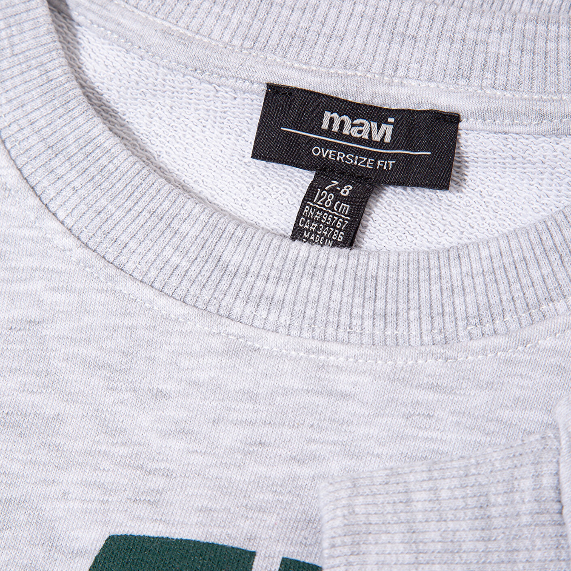 Mavi MV Baskılı Gri Sweatshirt 6S10054-88467