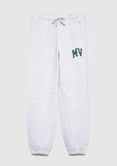  Mavi MV Baskılı Gri Eşofman Altı 6010010-88467