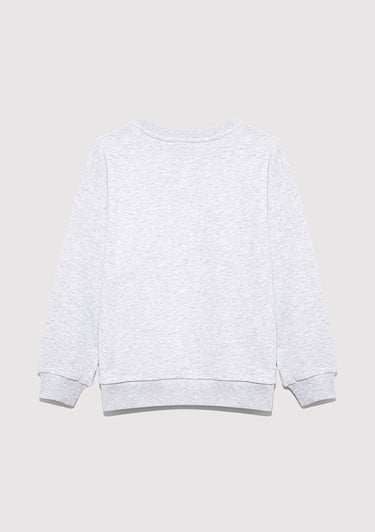  Mavi MV Baskılı Gri Sweatshirt 6S10054-88467
