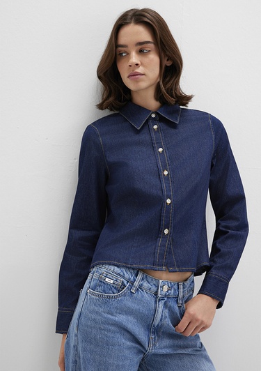  Mavi Mavi Gömlek Slim Fit / Dar Kesim 1211178-85481