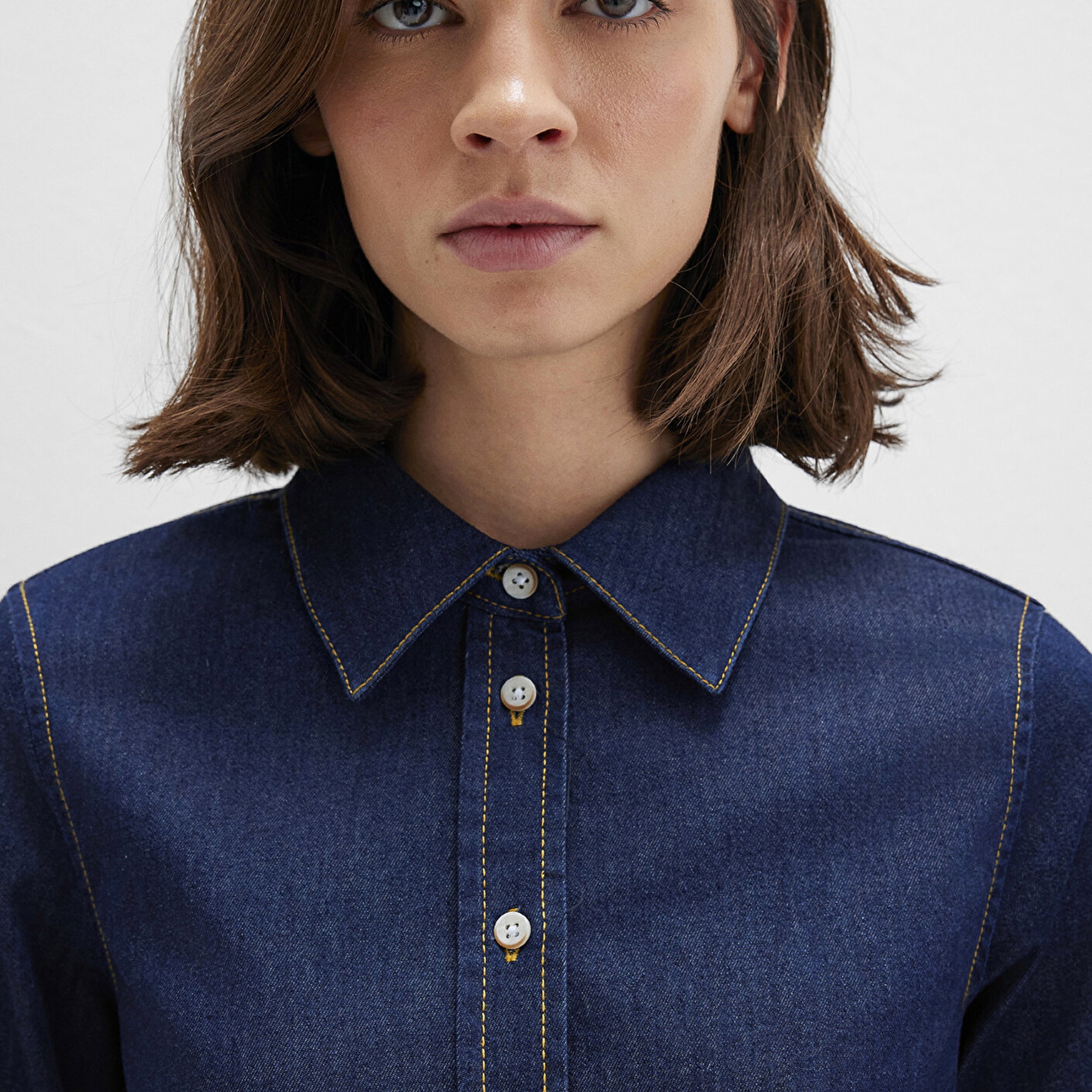 Mavi Mavi Gömlek Slim Fit / Dar Kesim 1211178-85481