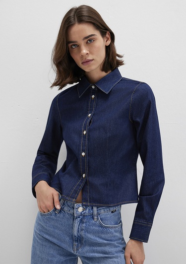  Mavi Mavi Gömlek Slim Fit / Dar Kesim 1211178-85481