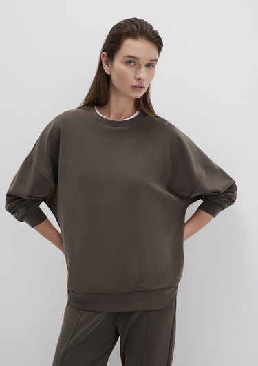  Mavi Lux Touch TENCEL TM Modal MavKahverengi Sweatshirt 168837-90707