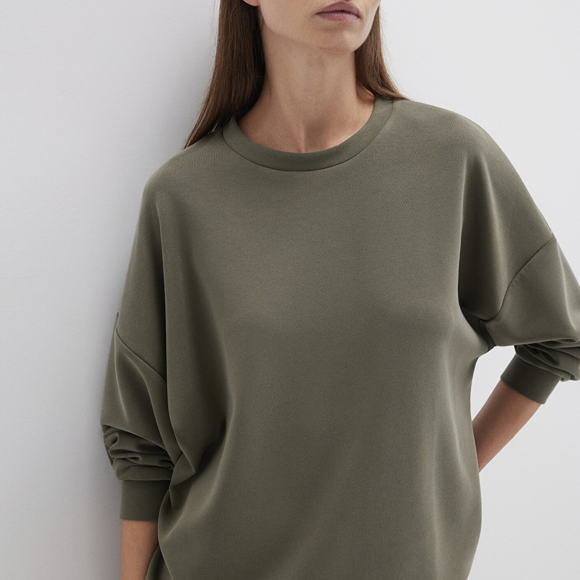 Mavi Lux Touch TENCEL TM Modal MavKahverengi Sweatshirt 168837-87538