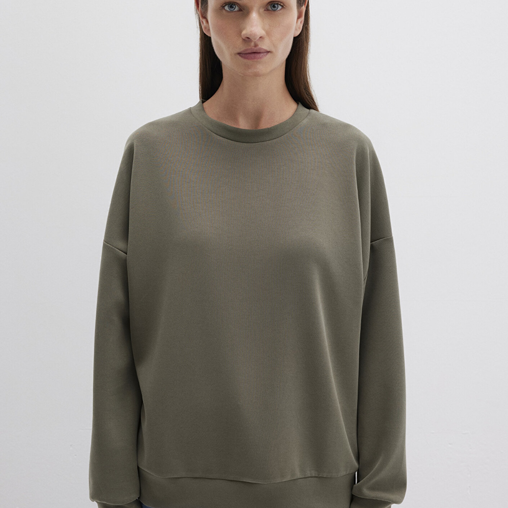 Mavi Lux Touch TENCEL TM Modal MavKahverengi Sweatshirt 168837-87538
