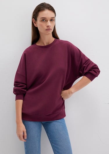  Mavi Lux Touch TENCEL TM Modal Bordo Sweatshirt 168837-70426