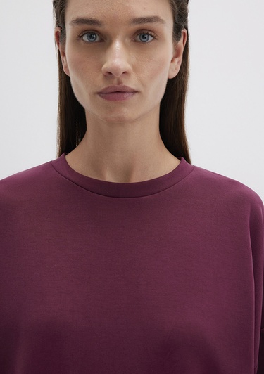  Mavi Lux Touch TENCEL TM Modal Bordo Sweatshirt 168837-70426