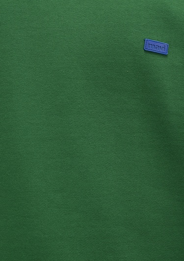  Mavi Bisiklet Yaka Yeşil Sweatshirt 0S10415-85916