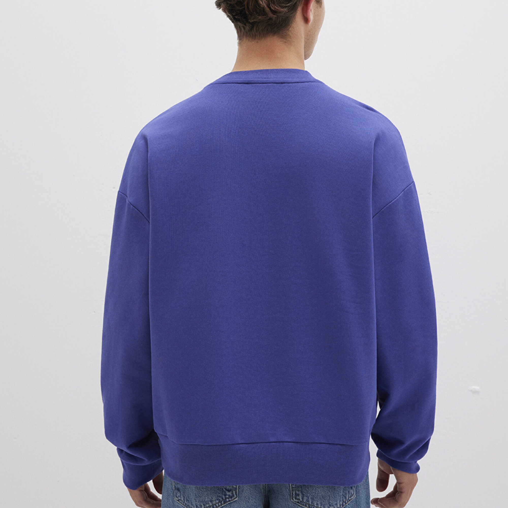 Mavi Bisiklet Yaka Mavi Sweatshirt 0S10415-70695