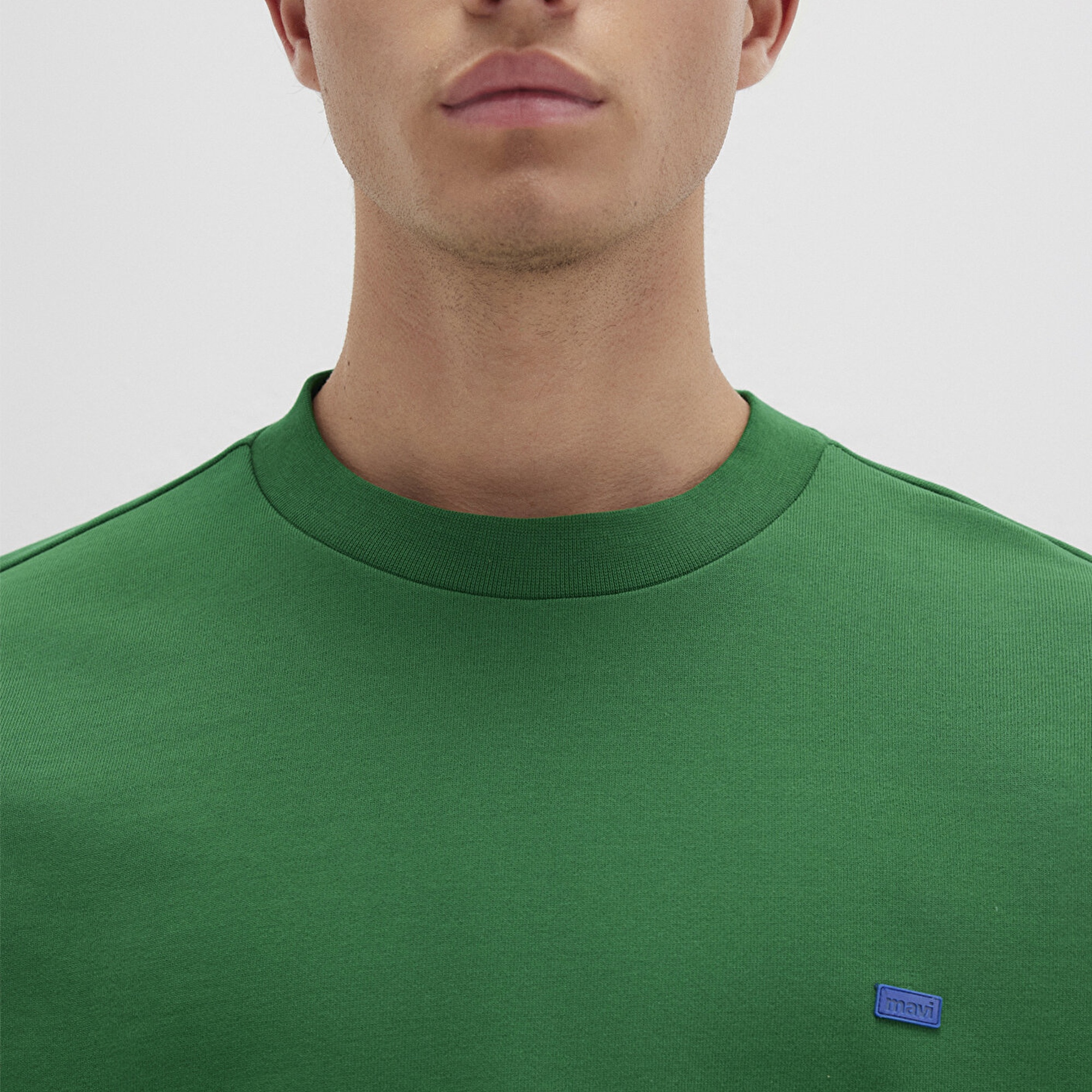 Mavi Bisiklet Yaka Yeşil Sweatshirt 0S10415-85916