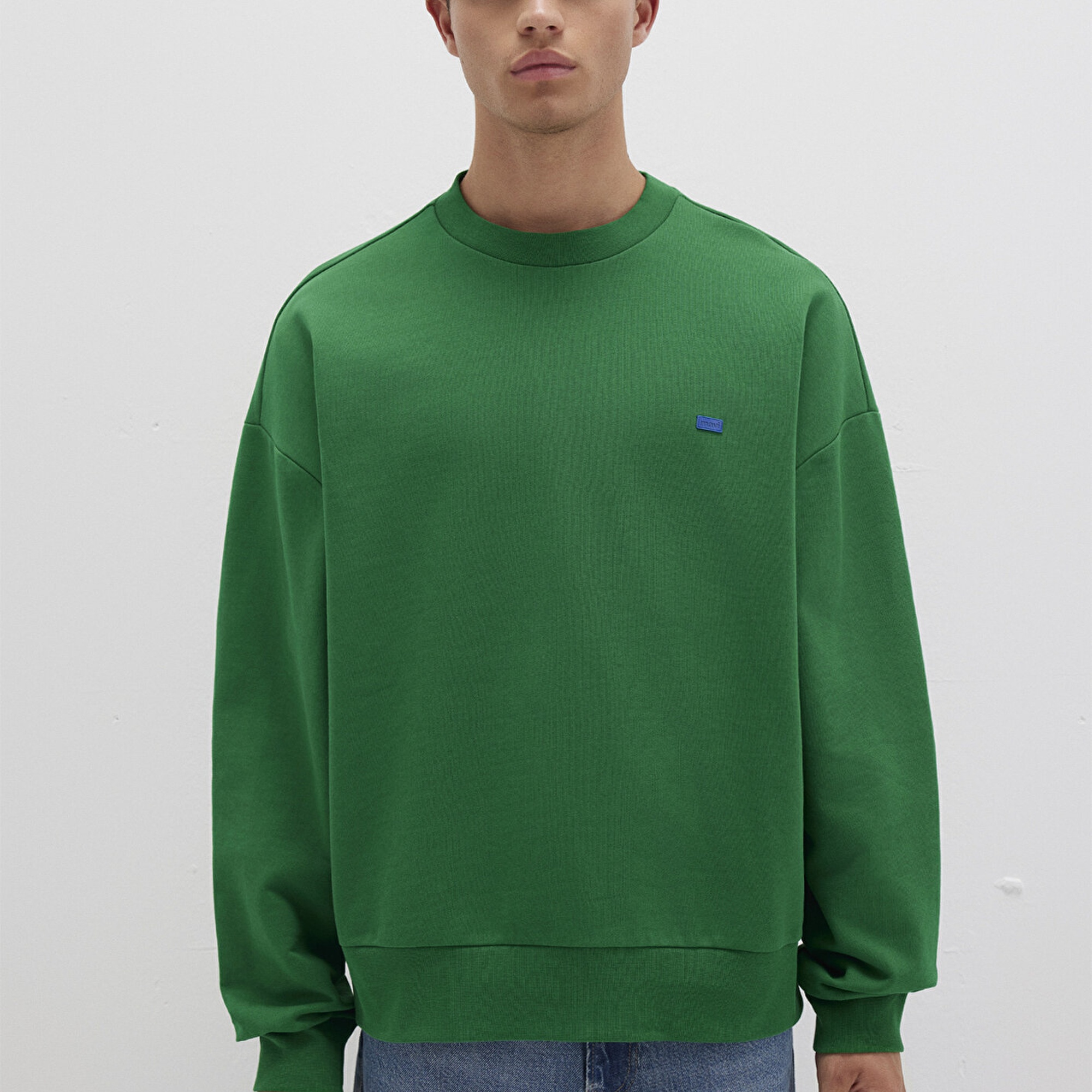 Mavi Bisiklet Yaka Yeşil Sweatshirt 0S10415-85916