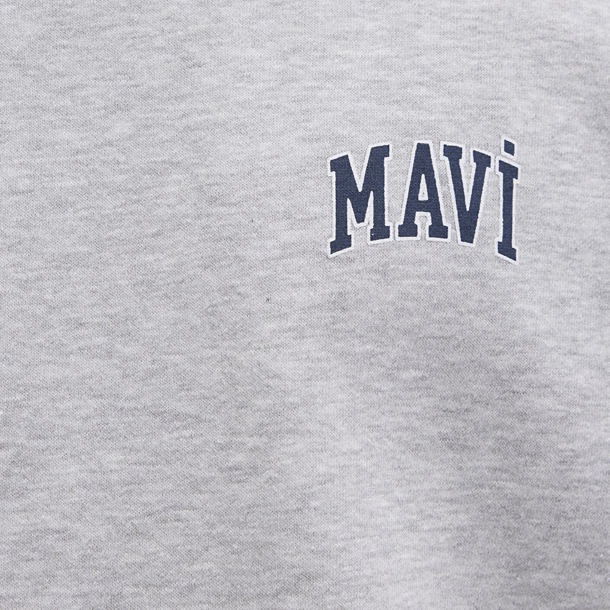 Mavi Mavi Logo Baskılı Gri Sweatshirt 0611716-80018