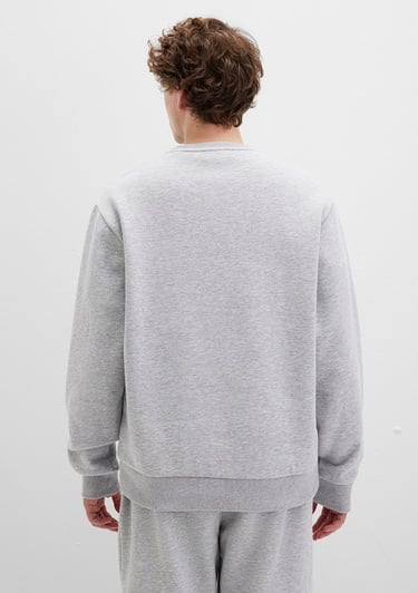  Mavi Mavi Logo Baskılı Gri Sweatshirt 0611716-80018