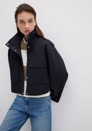  Mavi Lacivert Ceket Oversize / Geniş Kesim 1110708-70497