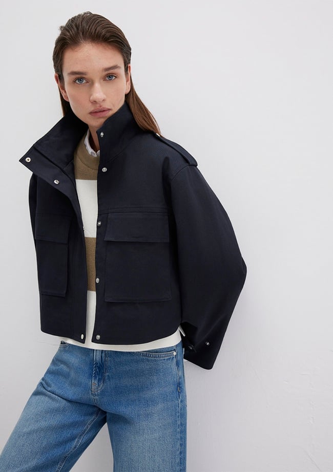  Mavi Lacivert Ceket Oversize / Geniş Kesim 1110708-70497