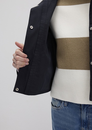  Mavi Lacivert Ceket Oversize / Geniş Kesim 1110708-70497