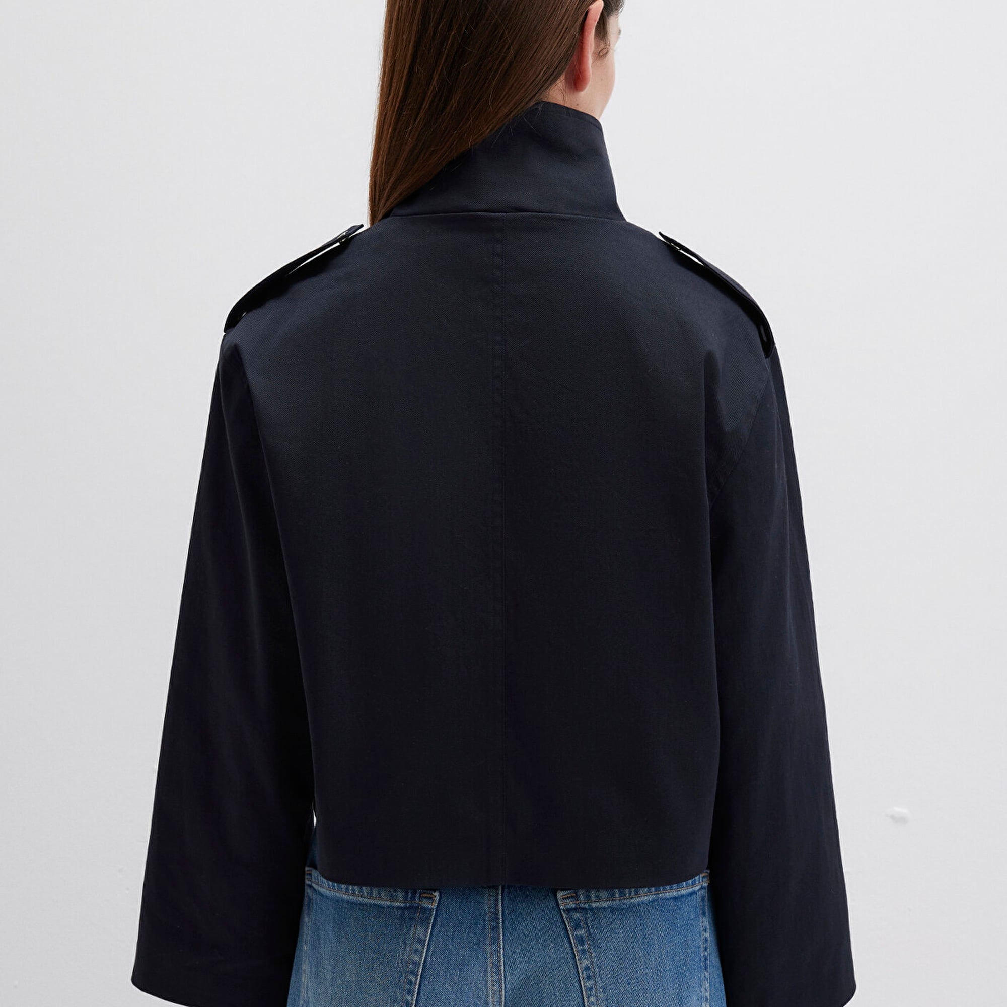 Mavi Lacivert Ceket Oversize / Geniş Kesim 1110708-70497