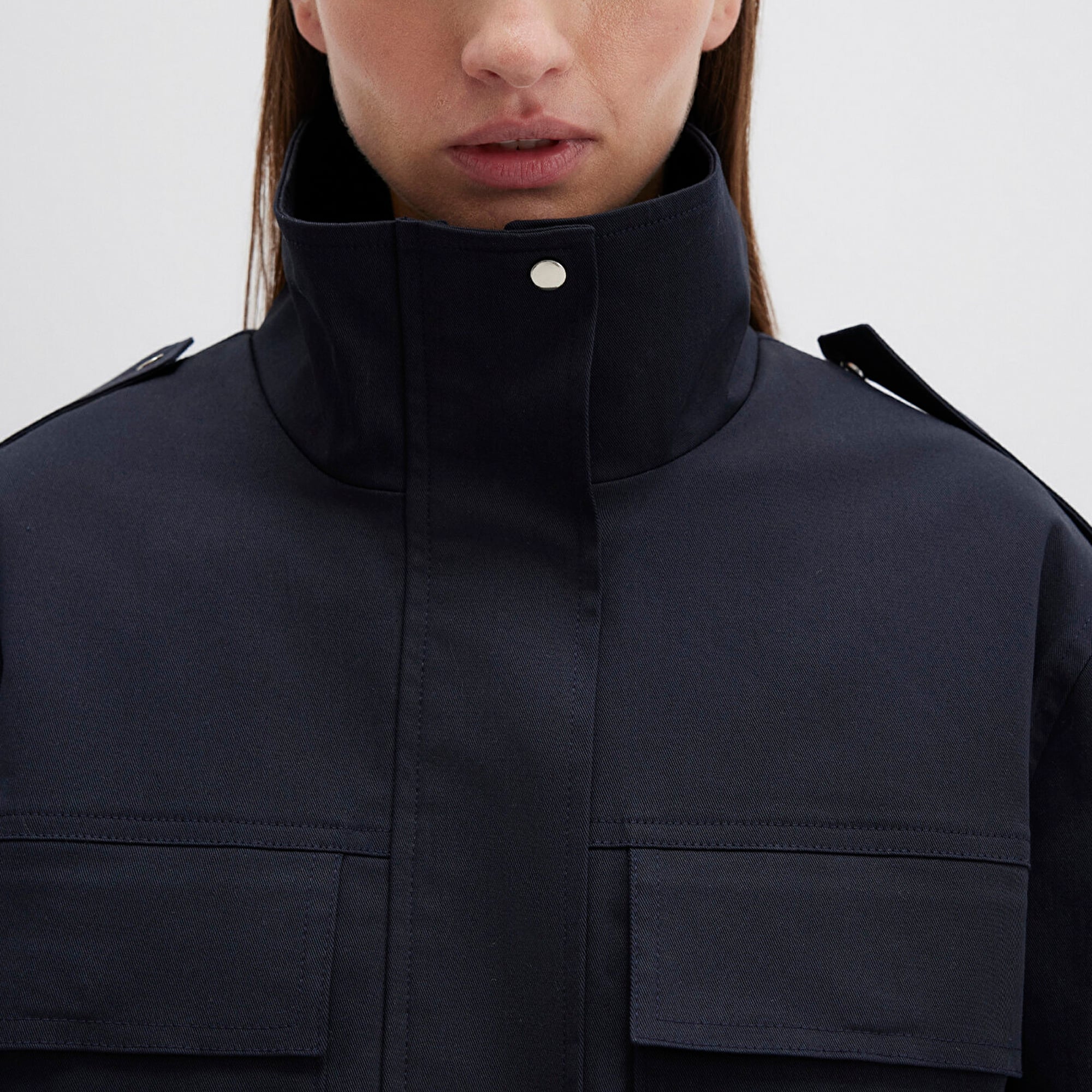 Mavi Lacivert Ceket Oversize / Geniş Kesim 1110708-70497