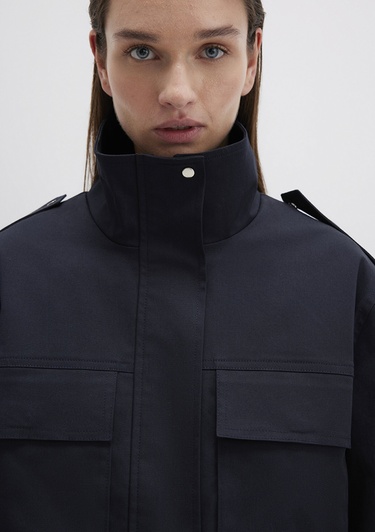  Mavi Lacivert Ceket Oversize / Geniş Kesim 1110708-70497